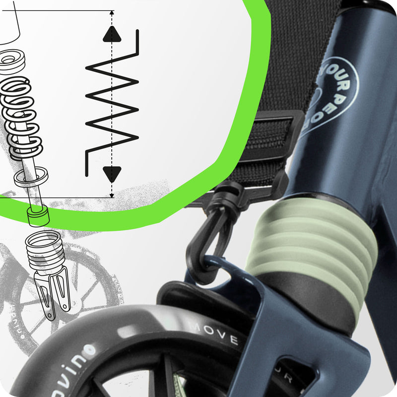 Front shock absorber.