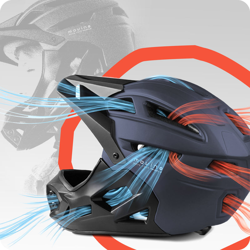 24 ventilation holes for maximum airflow on hot rides.