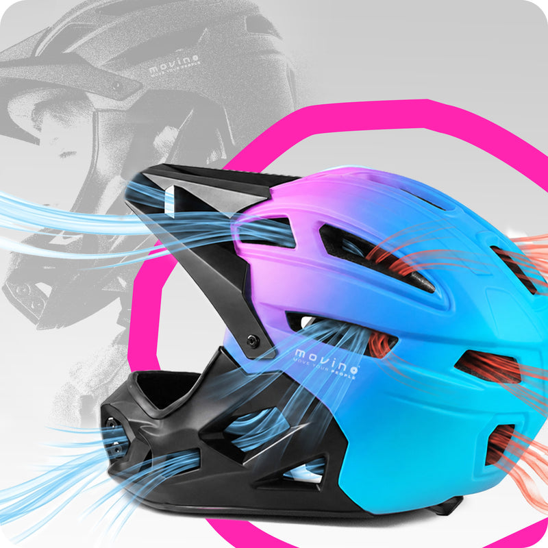 24 ventilation holes for maximum airflow on hot rides.