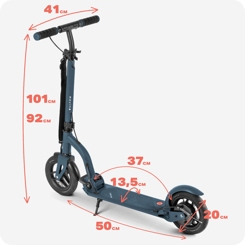 Check scooter dimensions.