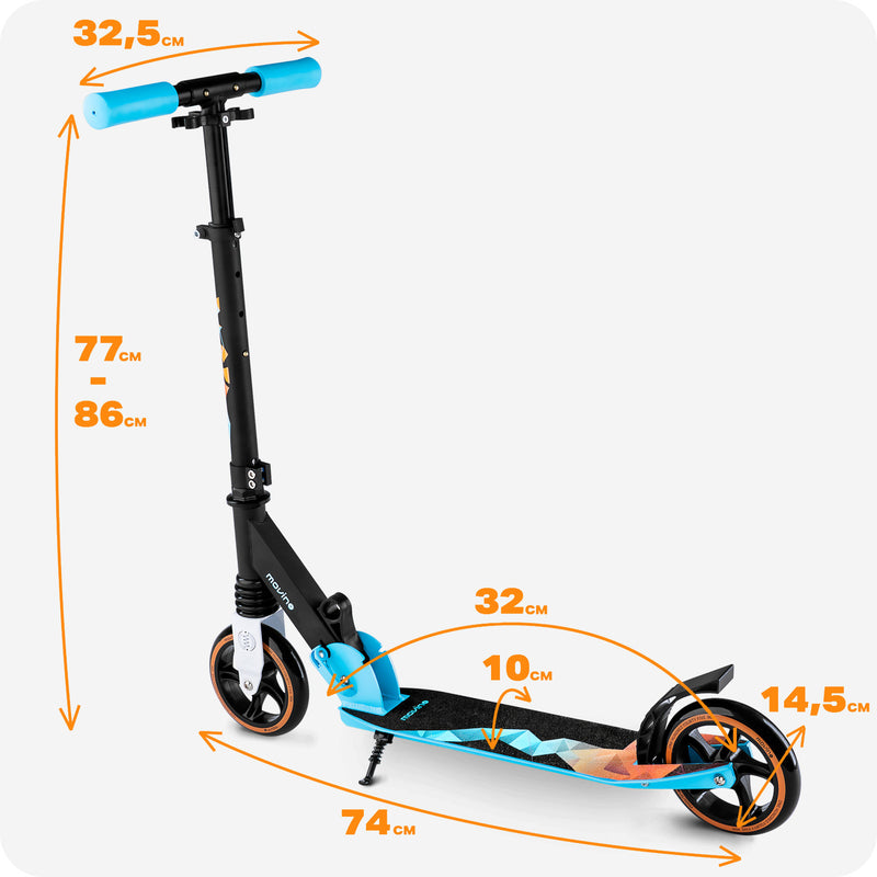 Check scooter dimensions.