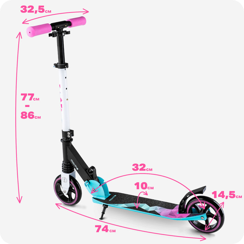 Check scooter dimensions.